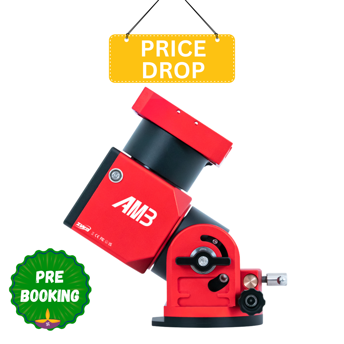 Main image of ZWO AM3 Harmonic Equatorial Mount – Mounts > Equatorial Mount | Shop at Vorion Scientific India