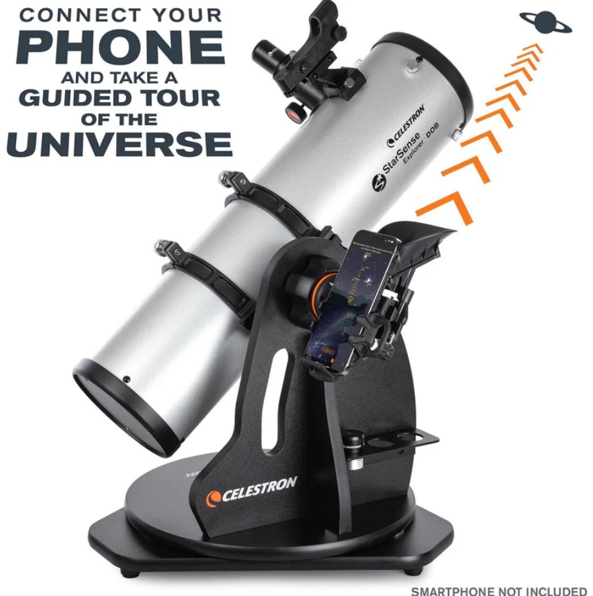 Main image of Celestron StarSense Explorer 130mm Tabletop Dobsonian Telescope – Telescope > Reflector Telescopes | Shop at Vorion Scientific India