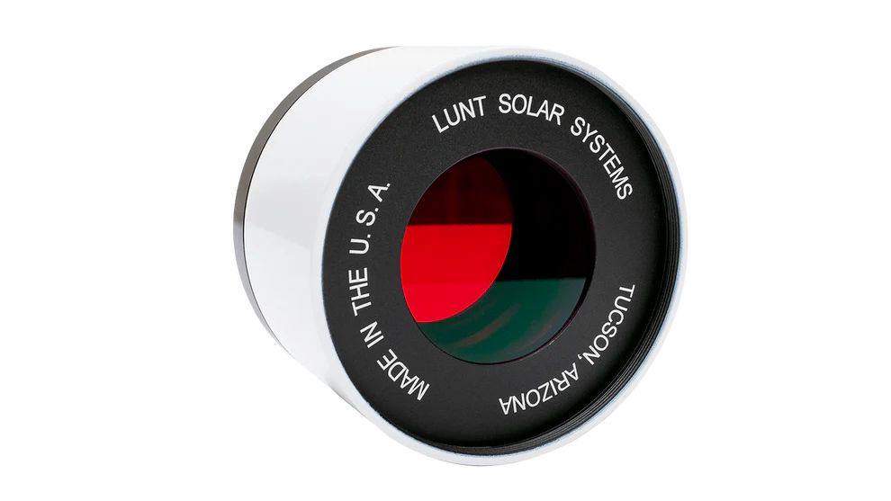 Side view of Lunt LS50FHa 50mm Front-Mounted Double Stack H-Alpha Solar Filter