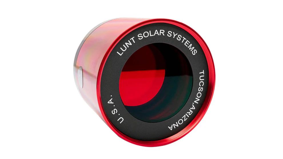 Side view of Lunt LS60FHa 60mm Front-Mounted Double Stack H-Alpha Solar Filter