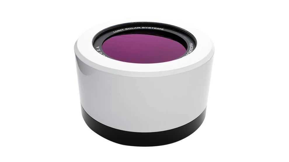 Side view of Lunt LS100FHa 100mm H-Alpha Solar Filter