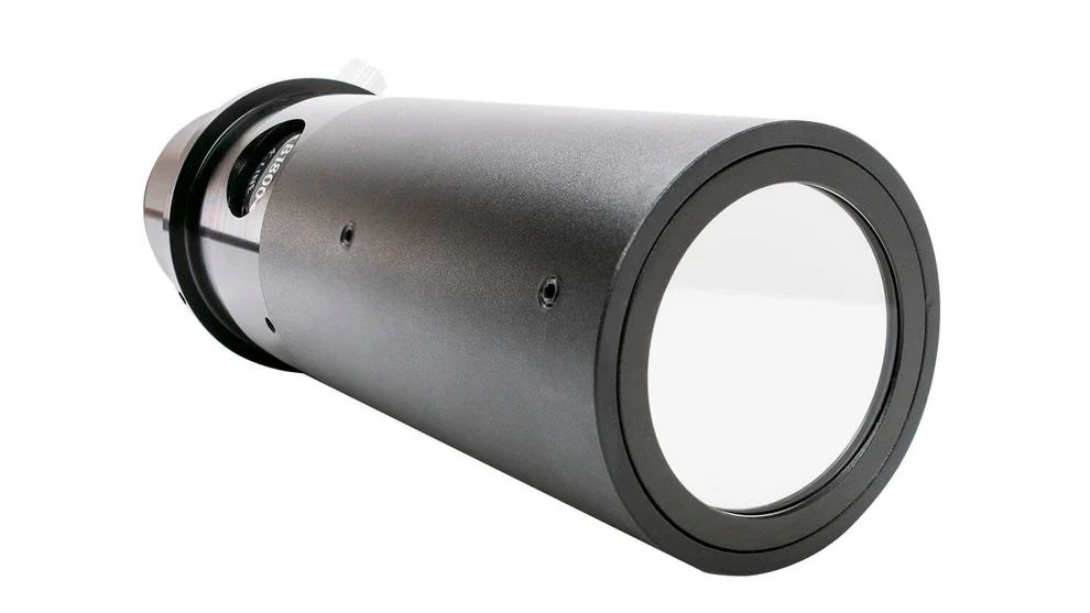 Side view of Side view of Main image of Lunt Calcium K Module B1800 Filter In 2” Straight-Through Tube