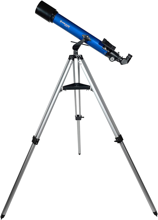 Side view of MEADE INFINITY 70/700mm – Telescope > Refractor Telescopes | Shop at Vorion Scientific India
