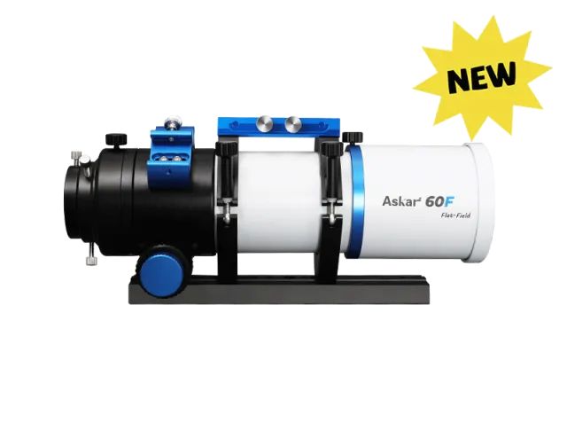 Side view of Askar 60F Flat-Field Quadruplet Astrograph Telescope