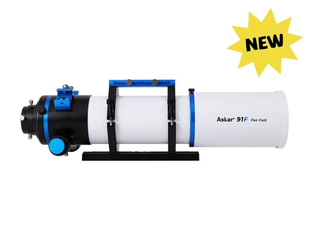 Side view of Askar 91F Flat-Field Quadruplet Astrograph Telescope