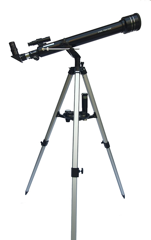 Side view of STARTRACKER 70/700mm AZ-2 TELESCOPE