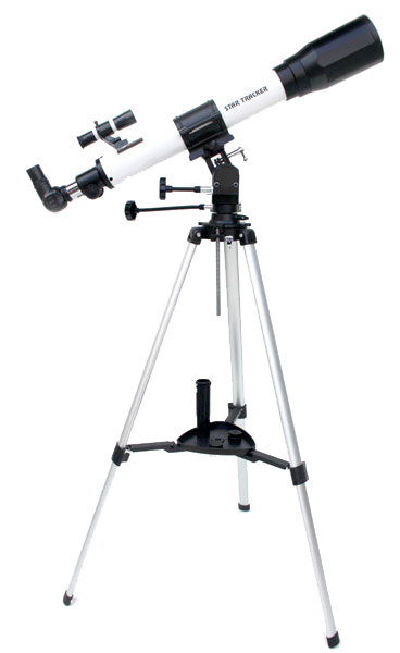 Side View of STAR TRACKER 70/700 NG REFRACTOR TELESCOPE