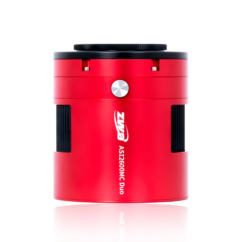 Side view of ZWO ASI2600MM DUO Astrophotography Camera