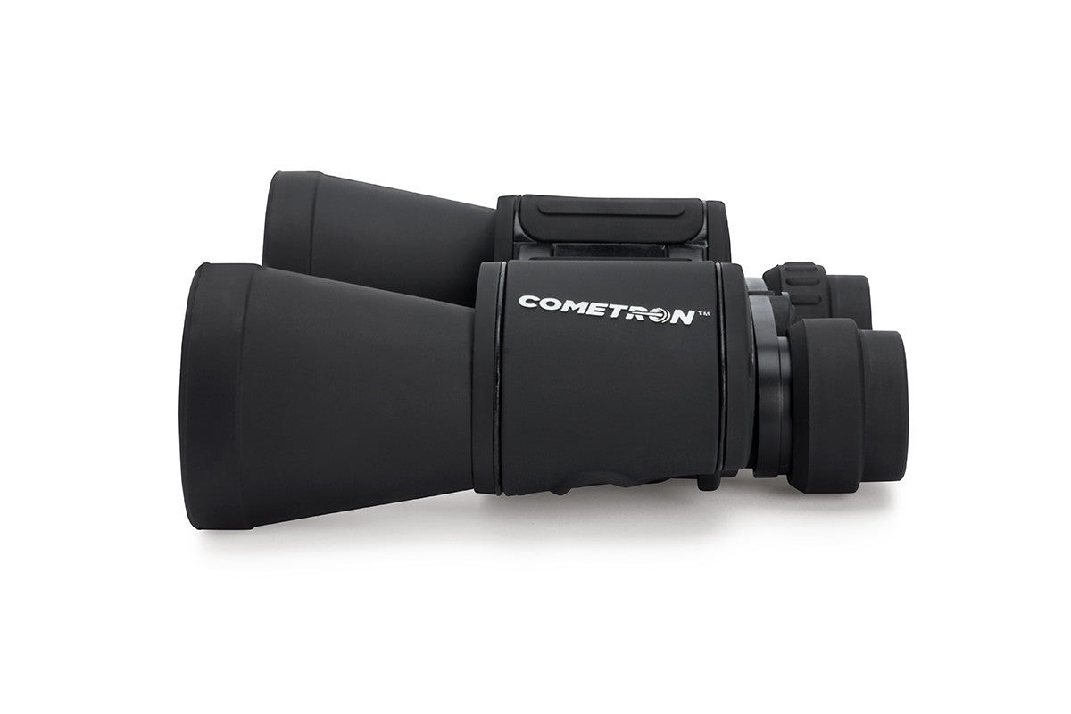 Side view of Celestron Cometron 7x50 PORRO Binocular