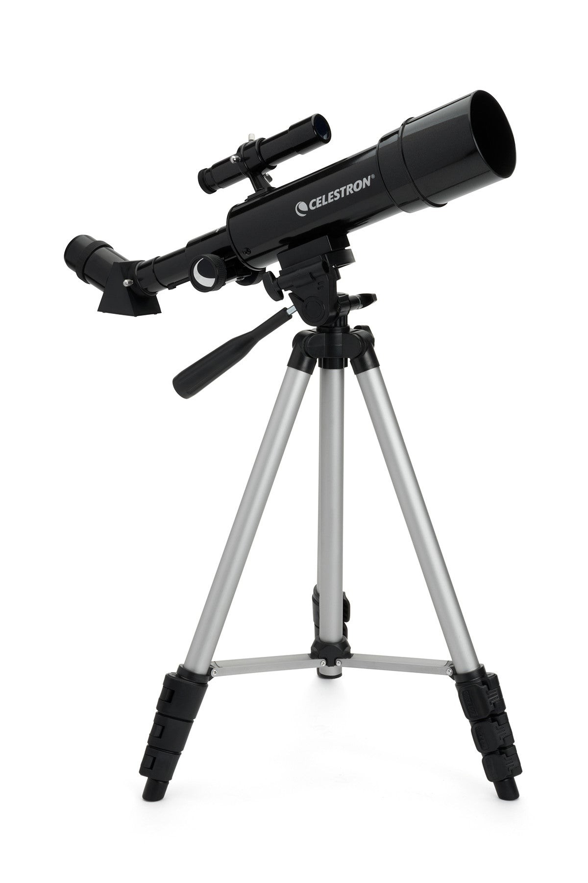 Side view of Celestron Travel Scope 50 Portable Telescope