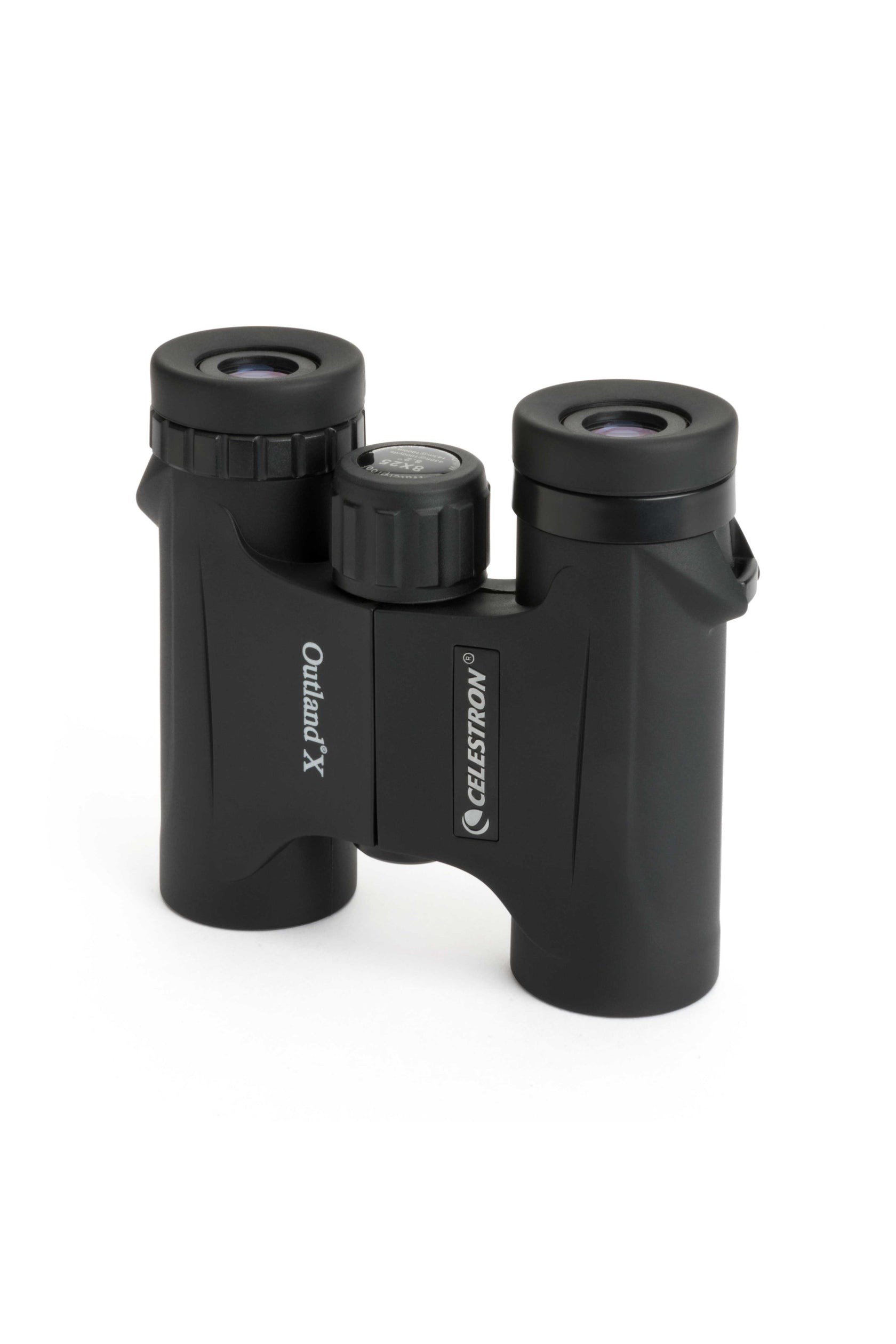 Side view of Celestron Outland X 8x25 Roof Binocular