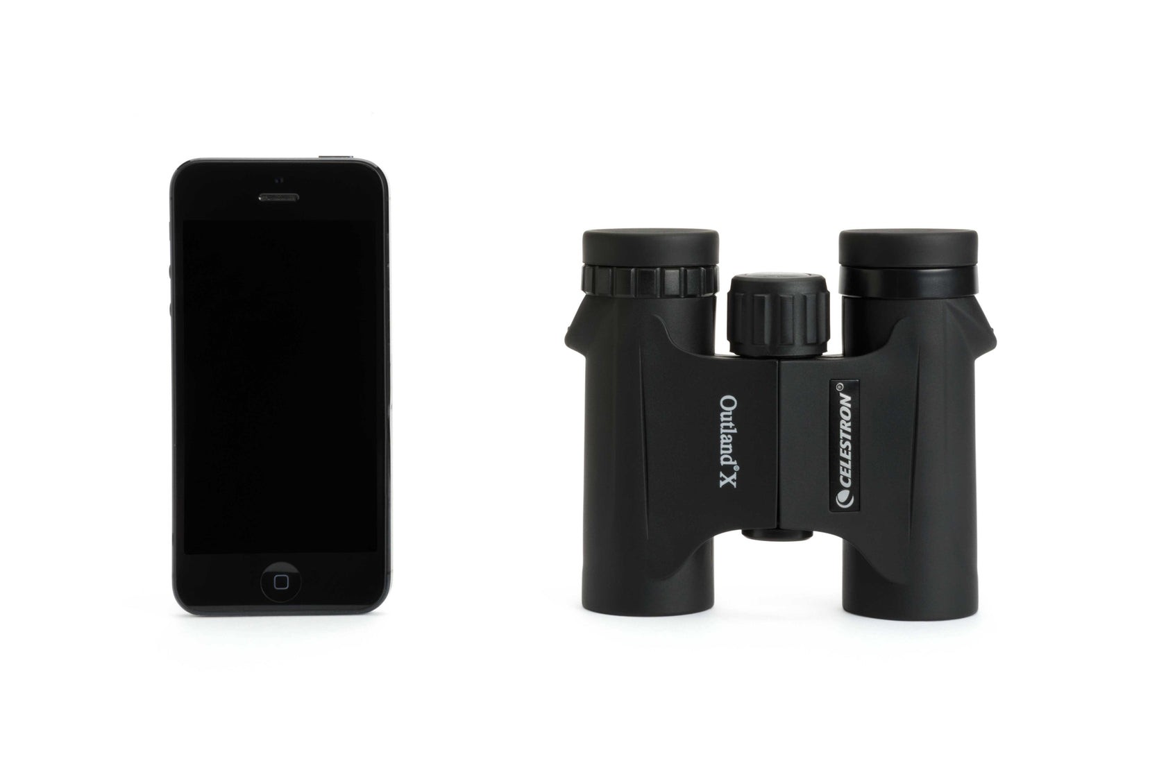 Side view of Celestron Outland X 8x25 Roof Binocular