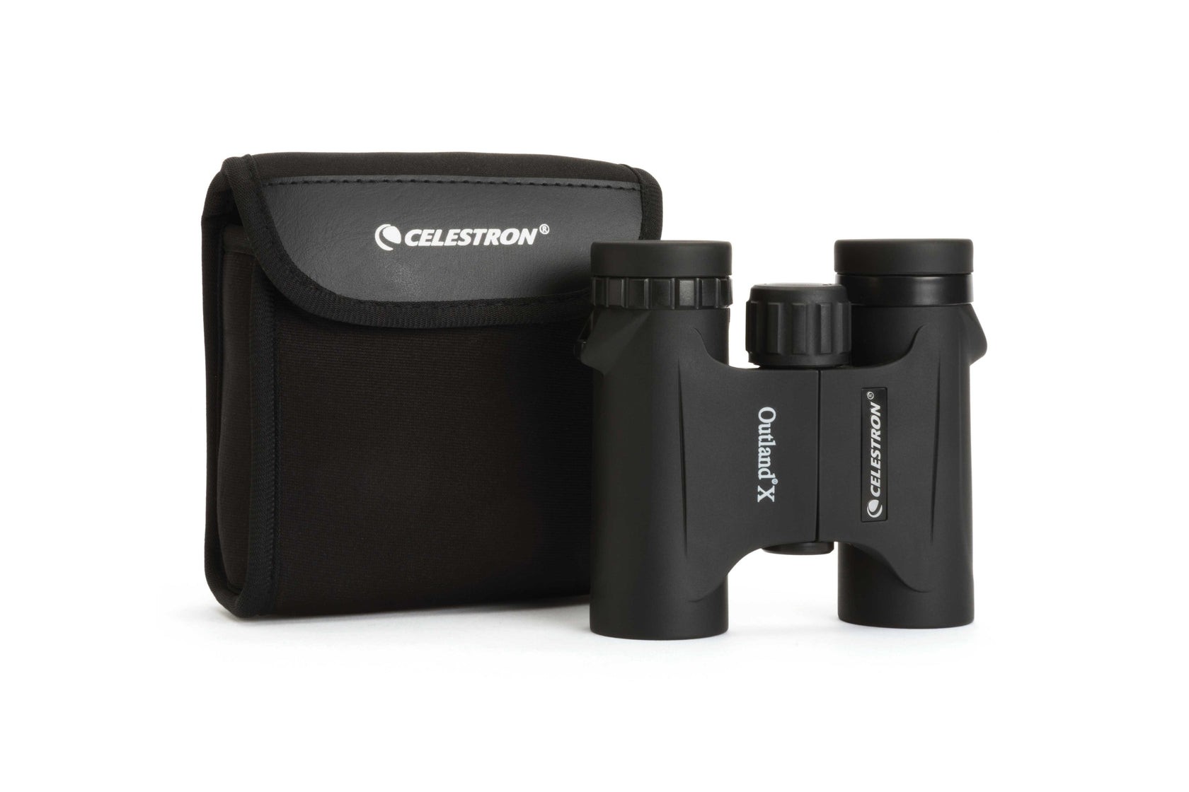 Side view of Celestron Outland X 8x25 Roof Binocular