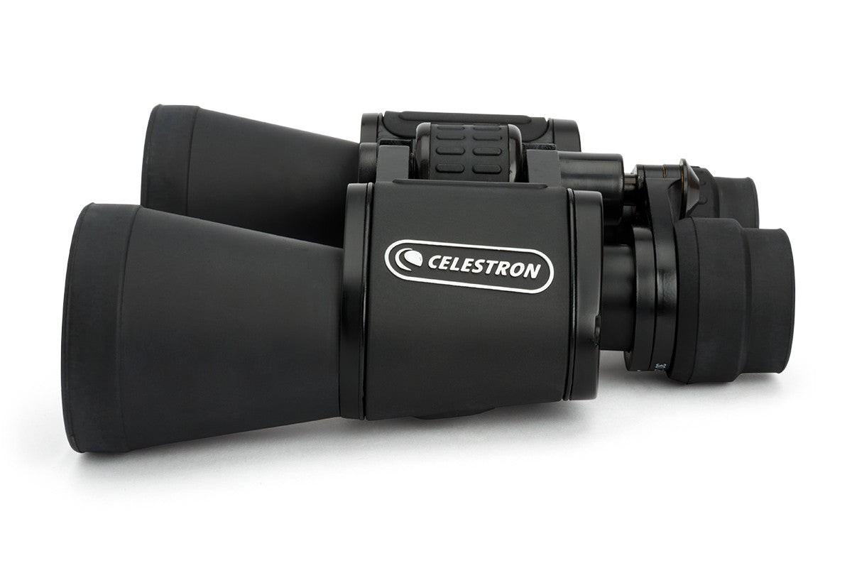 Side view of Celestron Binocular UpClose G2 10-30x50 Zoom PORRO