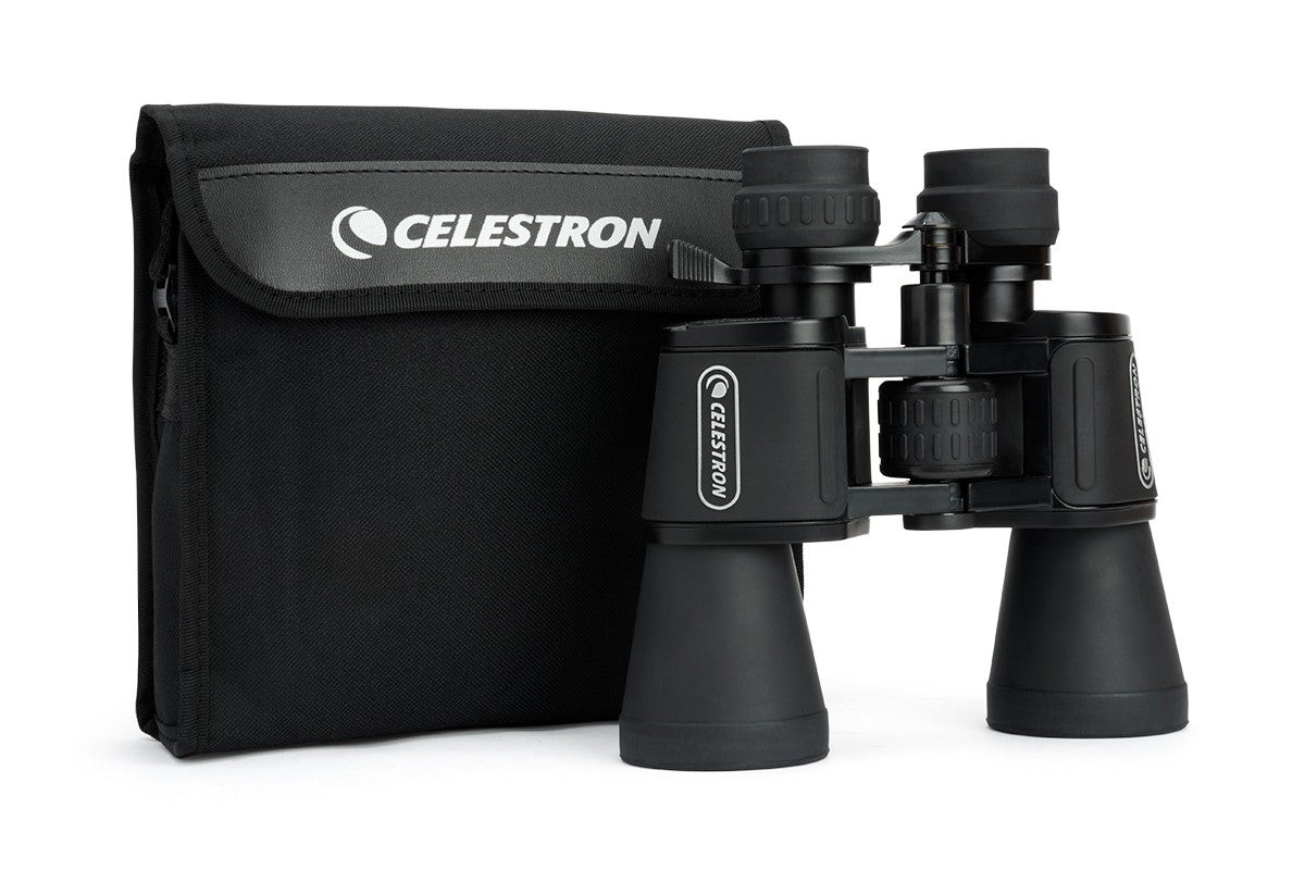 Side view of Celestron Binocular UpClose G2 10-30x50 Zoom PORRO
