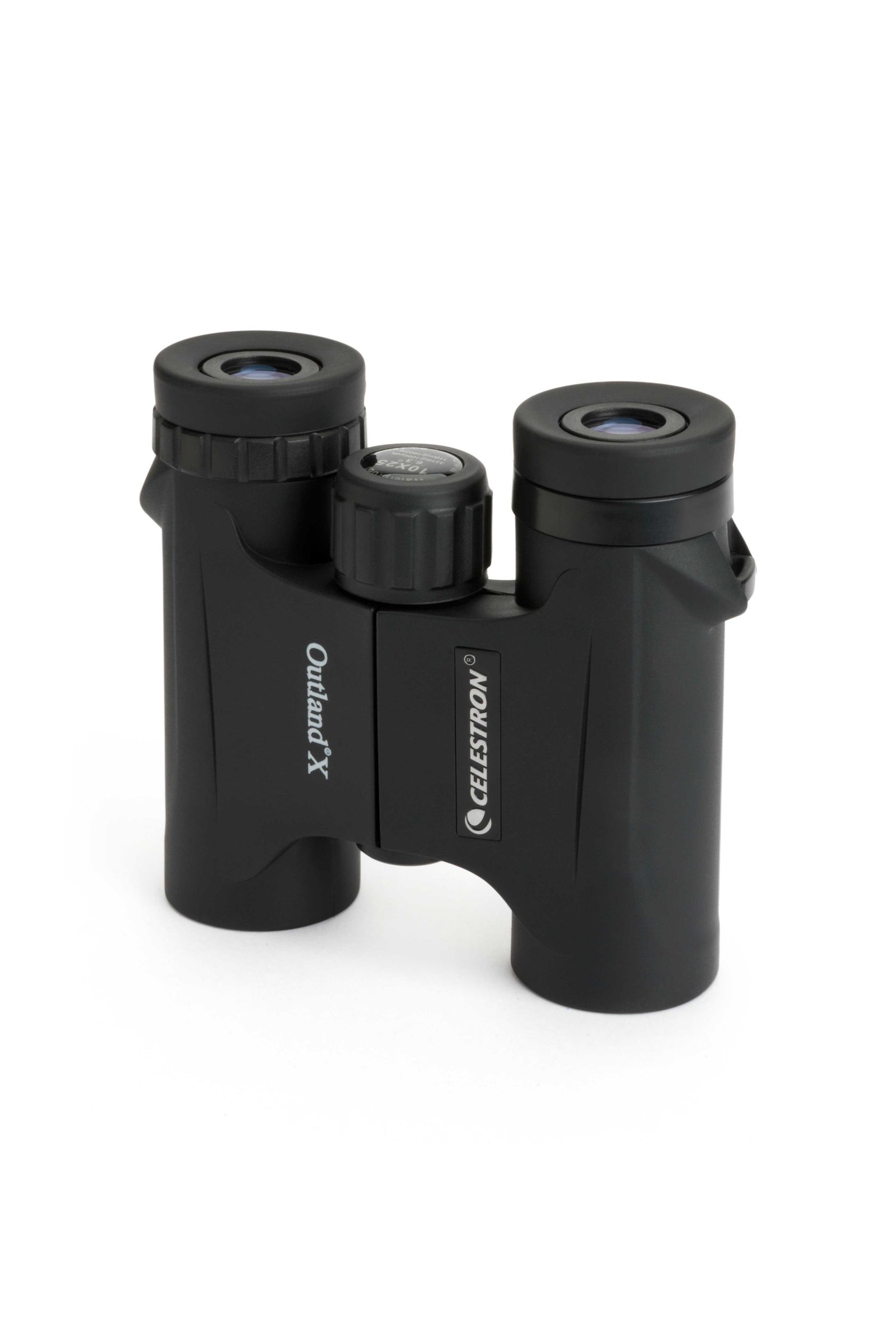 Side view of Celestron Outland X 10x25 Roof Binocular