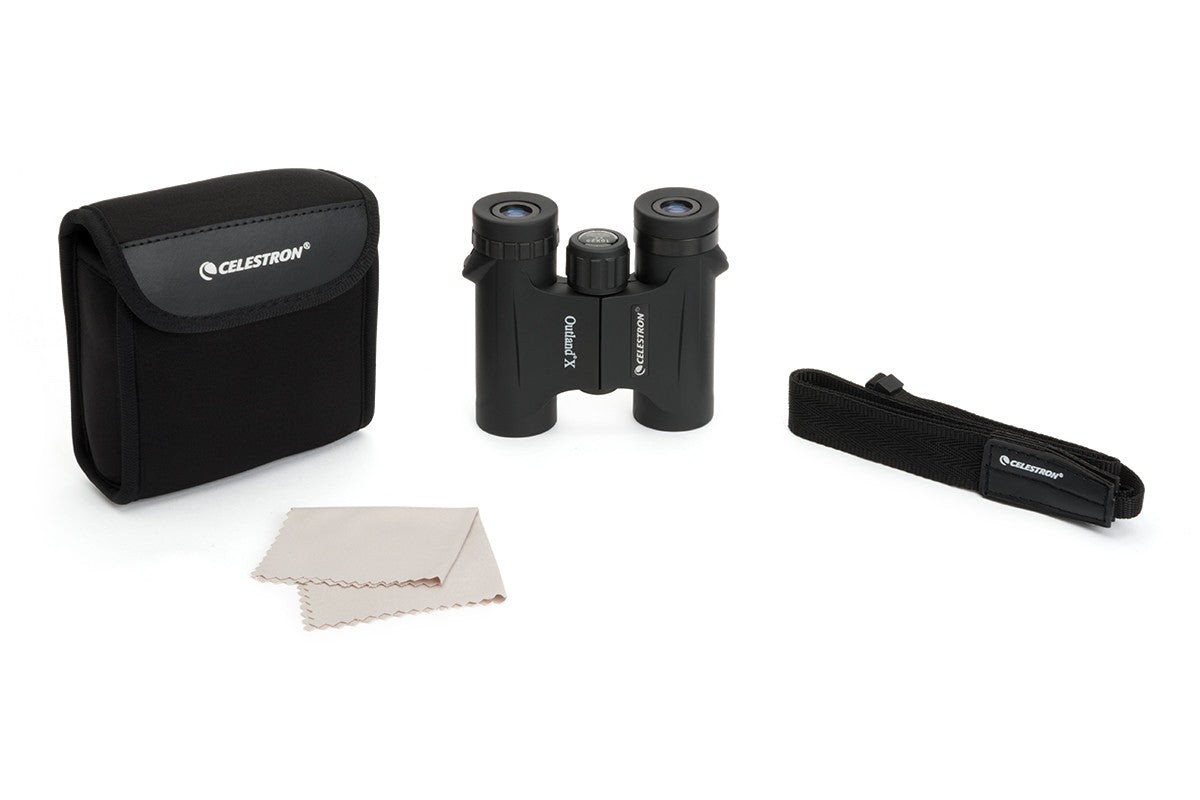 Side view of Celestron Outland X 10x25 Roof Binocular