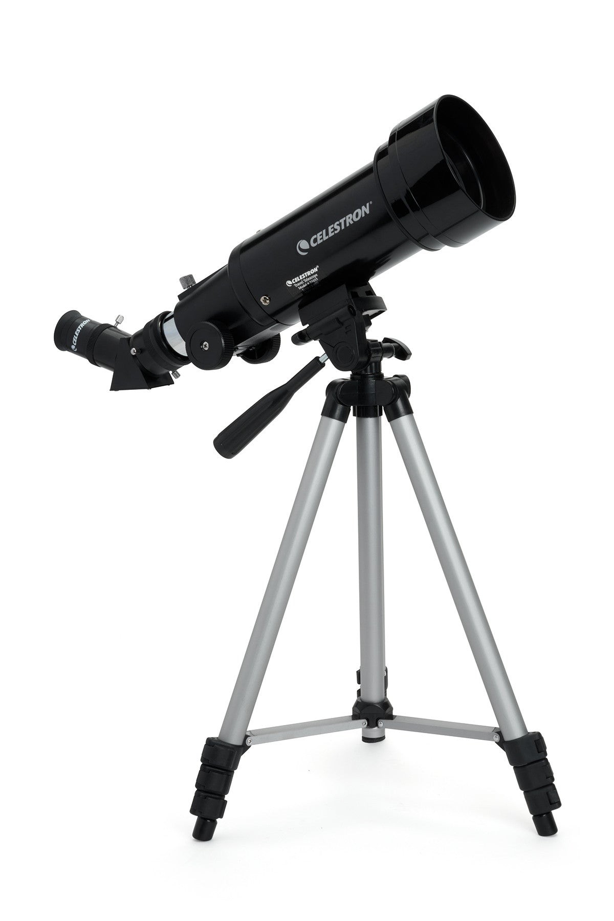 Side view of Celestron Travel Scope 70 Portable Telescope