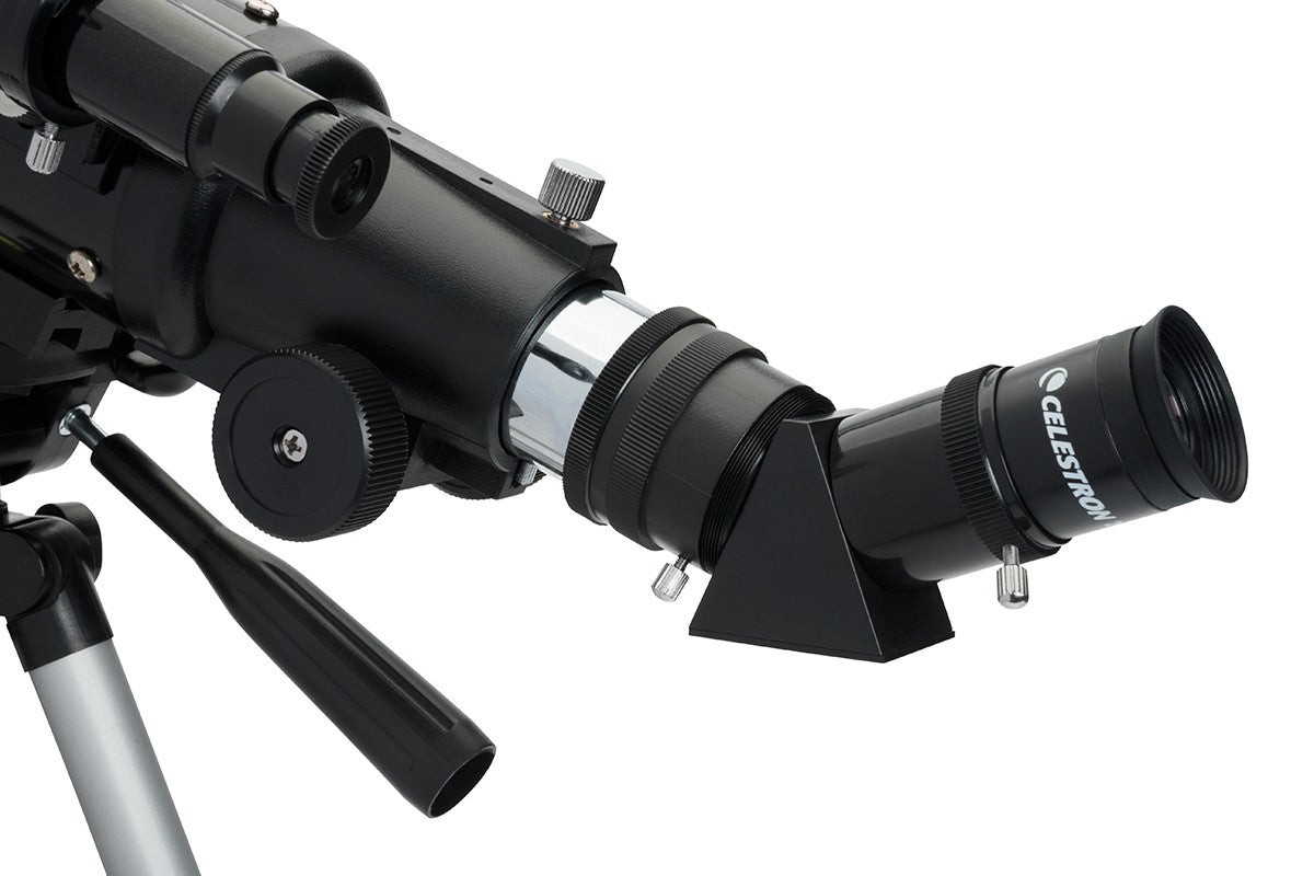 Side view of Celestron Travel Scope 70 Portable Telescope