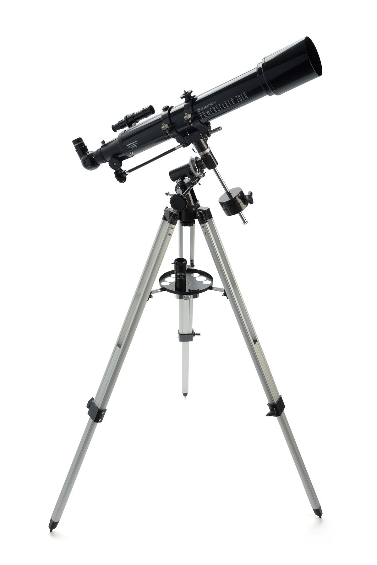 Side view of Celestron PowerSeeker 70EQ Telescope