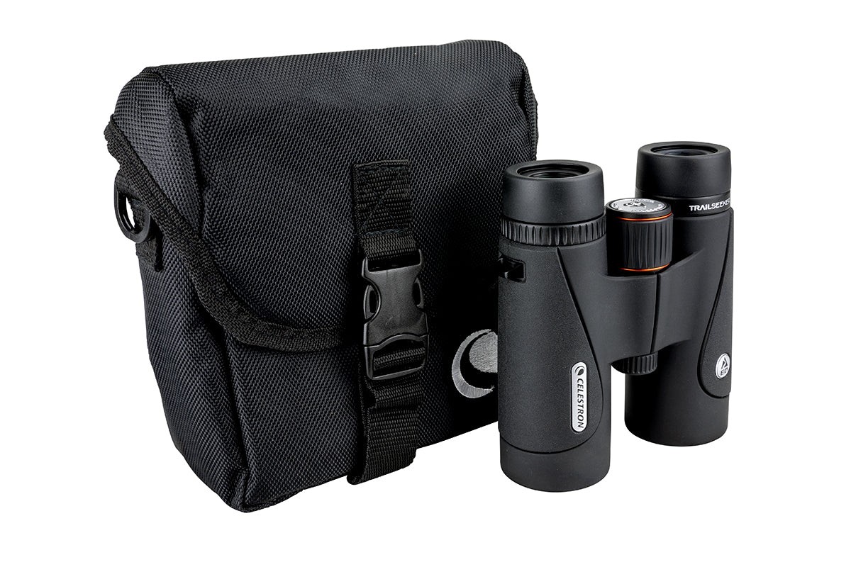 Side view of Celestron TrailSeeker ED 10x42 ROOF Binocular