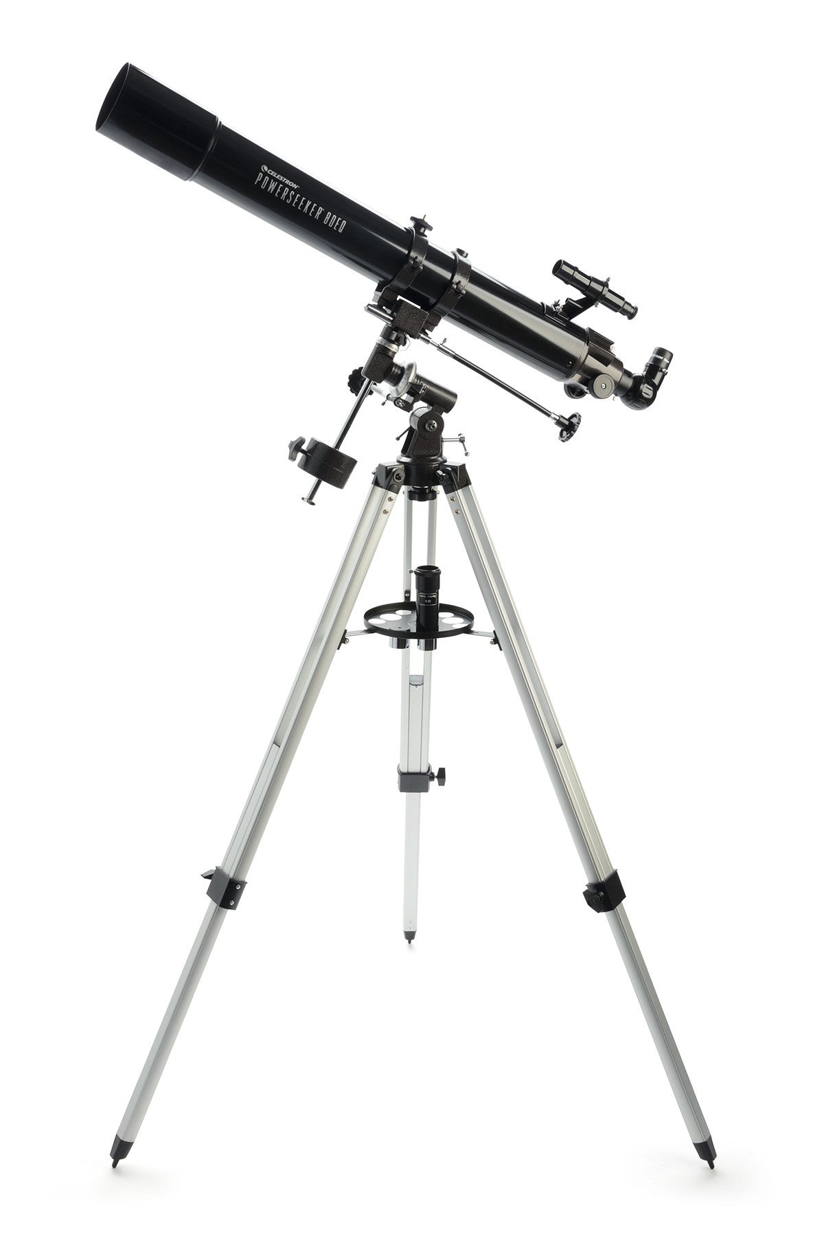 Side view of Celestron PowerSeeker 80EQ Telescope