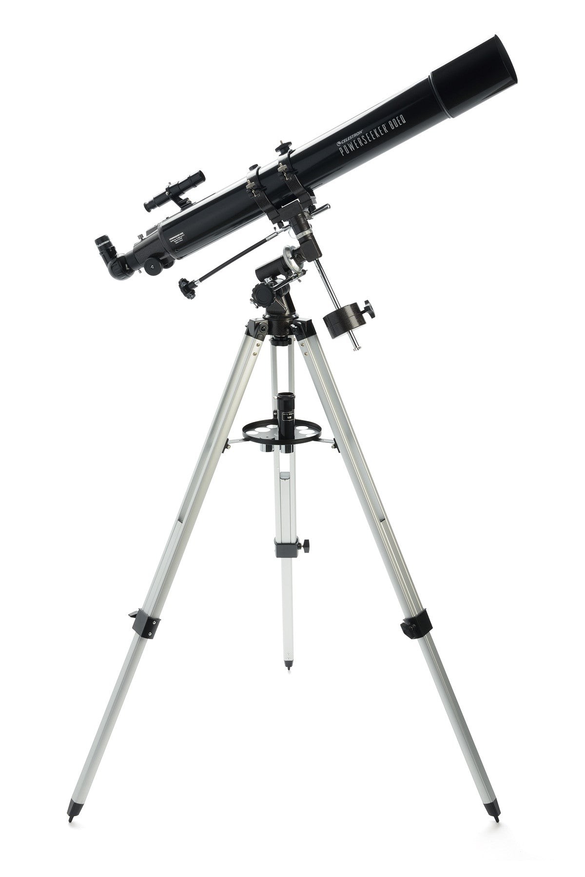 Side view of Celestron PowerSeeker 80EQ Telescope