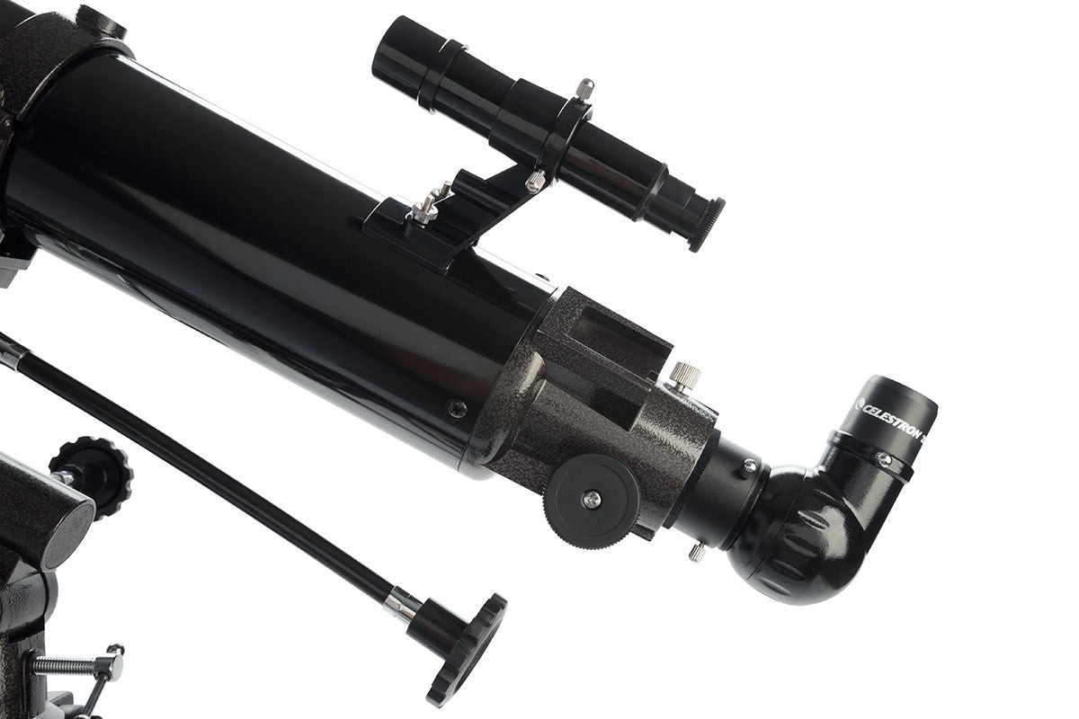 Side view of Celestron PowerSeeker 80EQ Telescope