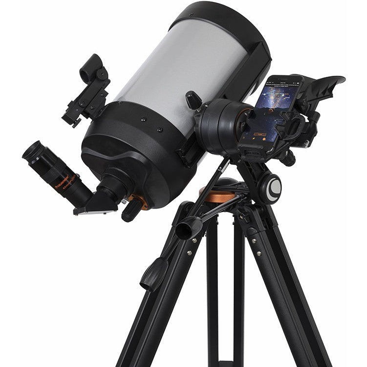 Side view of Celcelestron Telescope Starsense Explorer Dx6 SCT