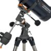 Side view of Celestron Astromaster 114EQ Telescope – Telescope > Reflector Telescopes | Shop at Vorion Scientific India