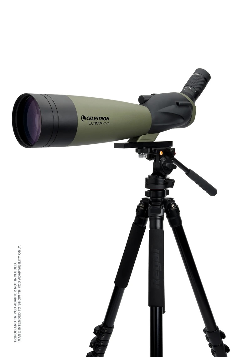 Side view of Celestron Ultima 100 - 45 Degree Spotting Scope – Spotting Scope | Shop at Vorion Scientific India