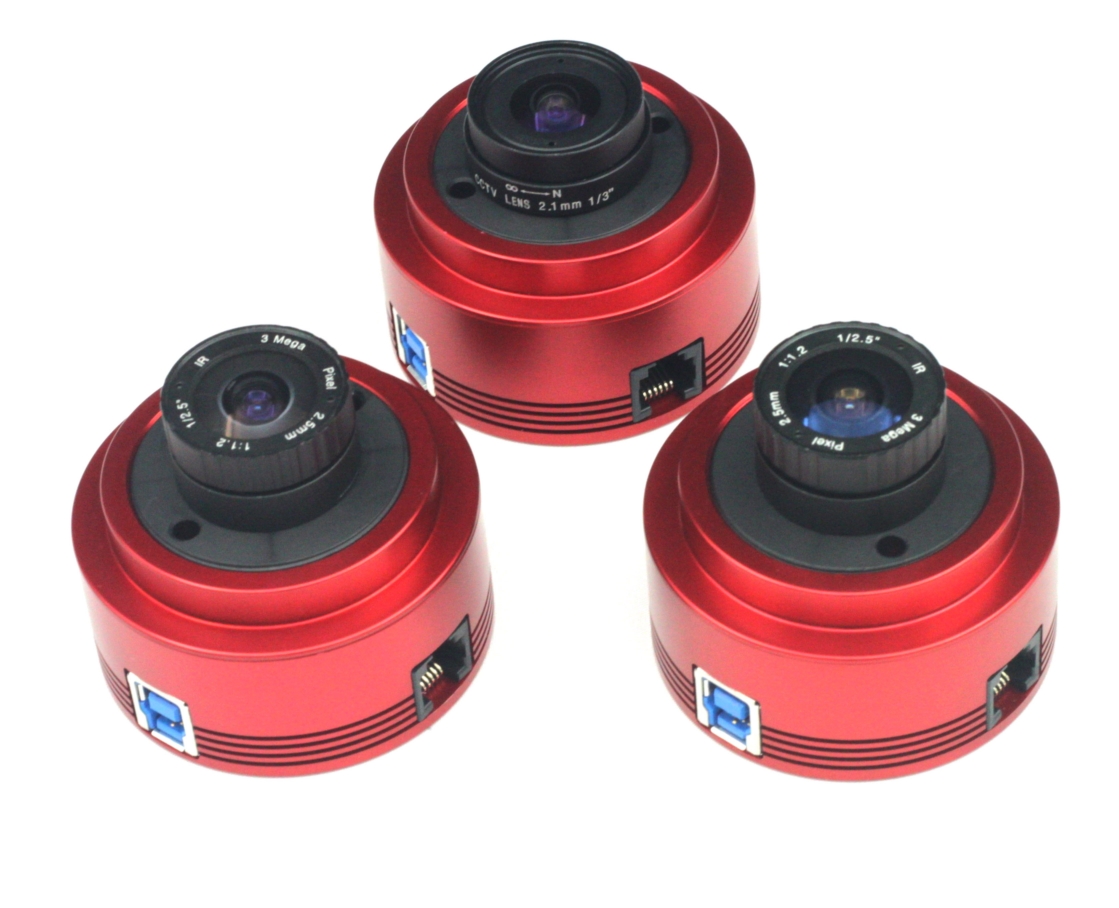 Side view of ZWO ASI224MC (color) Planetary Camera – Camera > Planetary Imaging Cameras | Shop at Vorion Scientific India