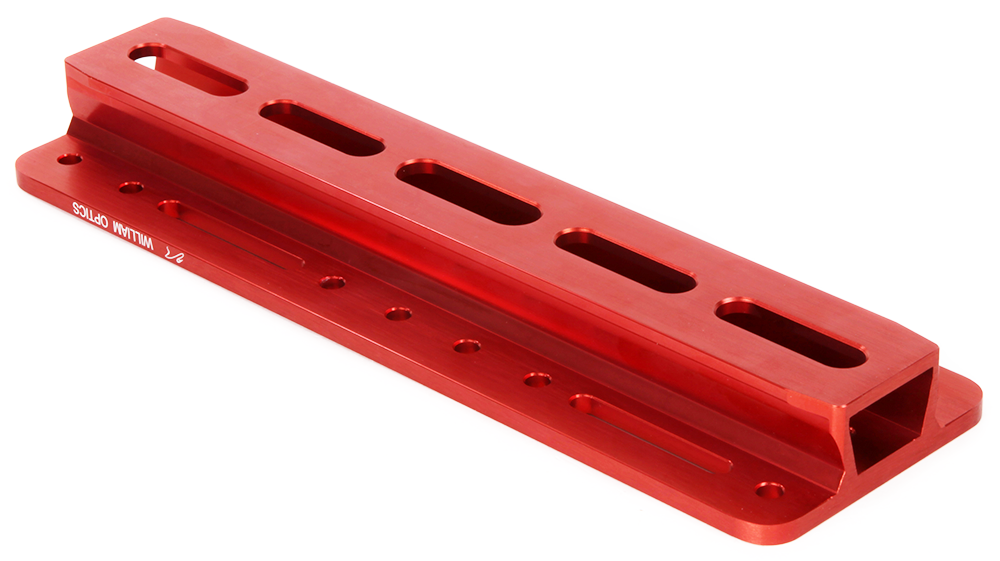 Side view of William Optics All New Long Version Vixen-style Dovetail Plate – Accessories | Shop at Vorion Scientific India