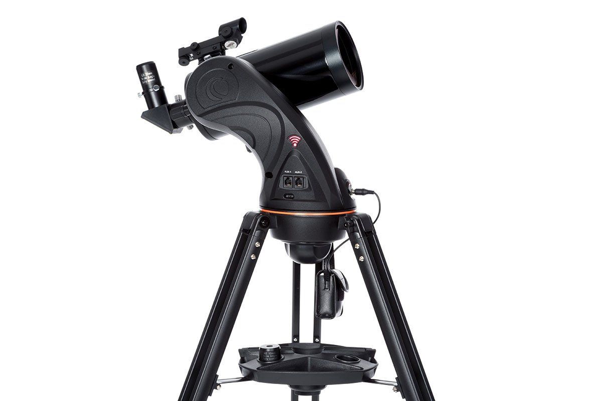 Side view of CELESTRON ASTRO FI 102MM MAKSUTOV TELESCOPE – Telescope > Catadioptric Telescopes | Shop at Vorion Scientific India