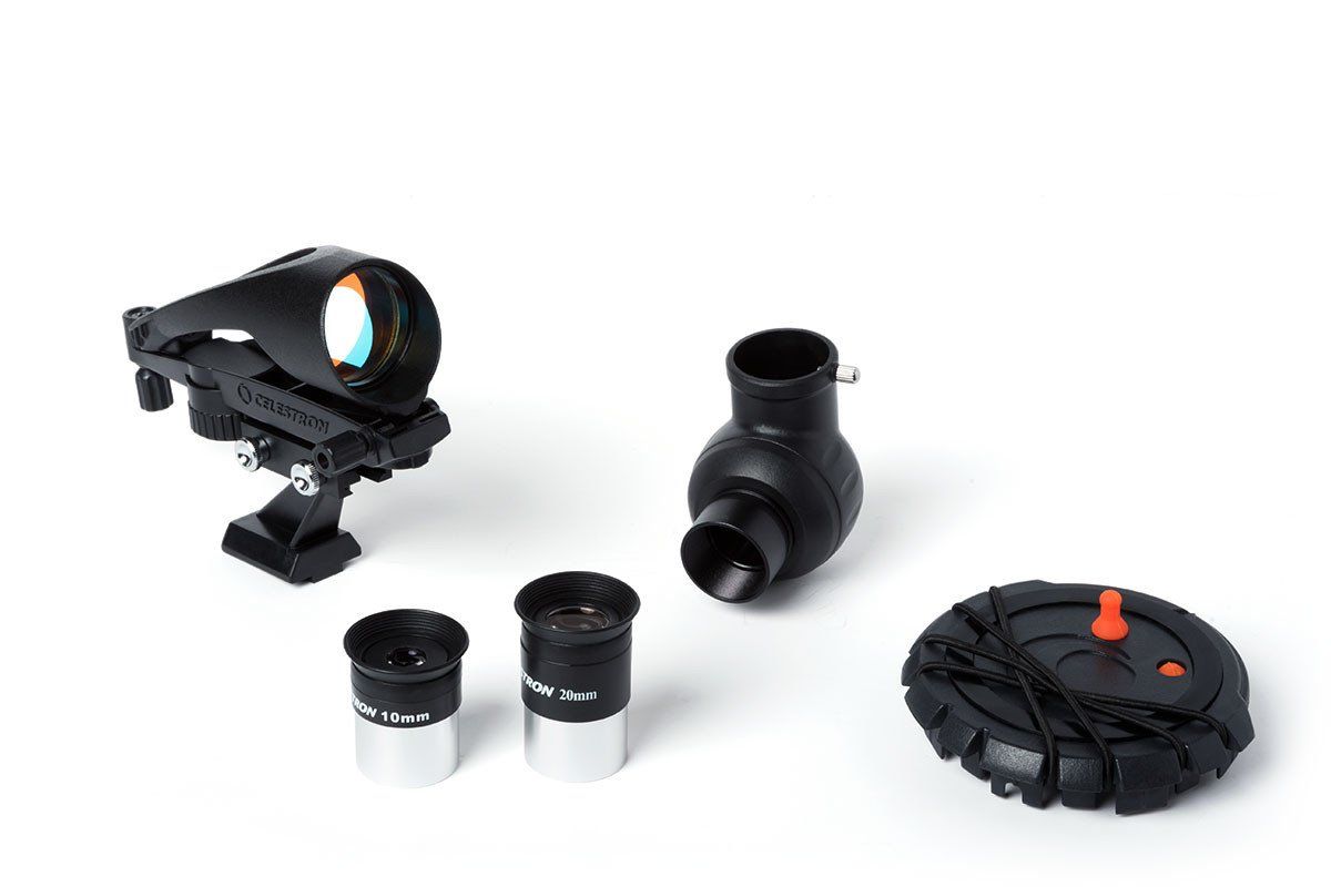 Side view of CELESTRON INSPIRE 70AZ REFRACTOR TELESCOPE – Telescope > Refractor Telescopes | Shop at Vorion Scientific India