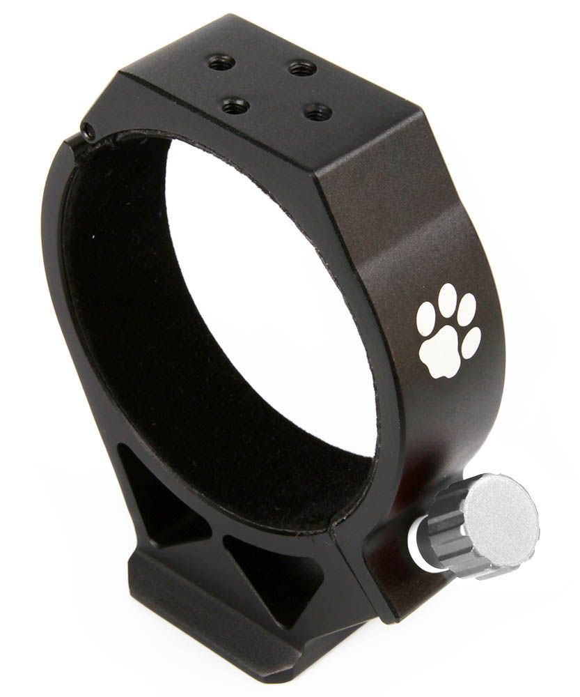 Side view of William Optics Cat Mounting Ring – Accessories > Telescope Tube Rings | Shop at Vorion Scientific India