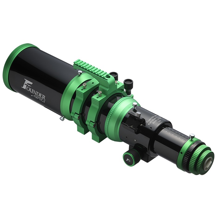 Side view of Founder Optics FOT106 FL636mm f/6 2 ED triplet APO Refractor Telescope – Telescope > Refractor Telescopes | Shop at Vorion Scientific India