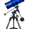 Side view of MEADE POLARIS 127 /1000 EQ – Telescope > Reflector Telescopes | Shop at Vorion Scientific India