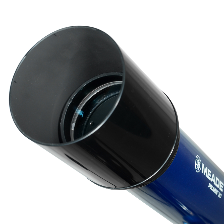 Side view of MEADE Polaris 90 EQ Refractor Telescope – Telescope > Refractor Telescopes | Shop at Vorion Scientific India