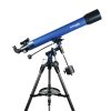 Side view of MEADE Polaris 90 EQ Refractor Telescope – Telescope > Refractor Telescopes | Shop at Vorion Scientific India