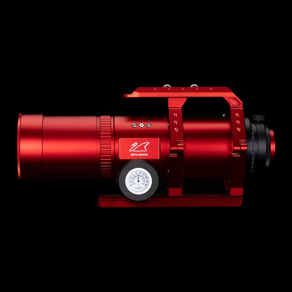 Side view of WILLIAM OPTICS REDCAT 61 WIFD – Telescope > Refractor Telescopes | Shop at Vorion Scientific India