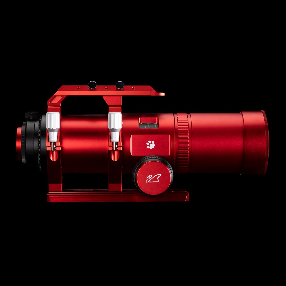 Side view of WILLIAM OPTICS REDCAT 61 WIFD – Telescope > Refractor Telescopes | Shop at Vorion Scientific India