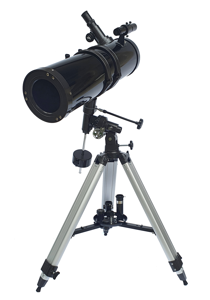 Side view of STAR TRACKER 150 / 750 EQ – Telescope > Reflector Telescopes | Shop at Vorion Scientific India
