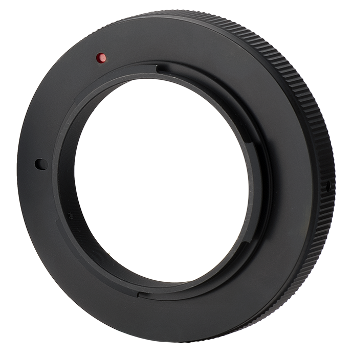 Side view of Founder Optics T2 Ring Mount For Canon EOS M (M42) – Accessories > Adapters Spacers Converters Tilters | Shop at Vorion Scientific India