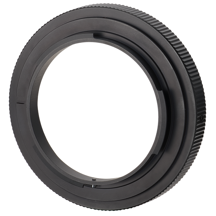 Side view of Founder Optics T2 Ring for NIKON (M48) – Accessories > Adapters Spacers Converters Tilters | Shop at Vorion Scientific India