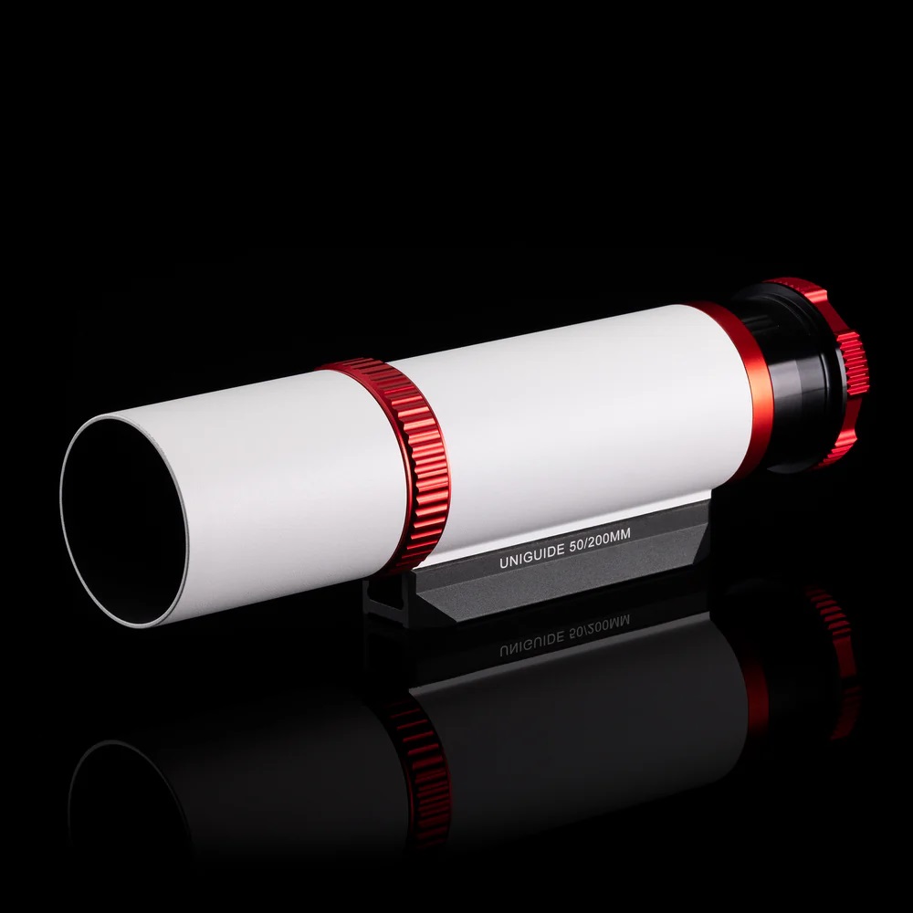 Side view of WILLIAM OPTICS UNIGUIDE 50MM F/4.0 – Telescope > Refractor Telescopes | Shop at Vorion Scientific India