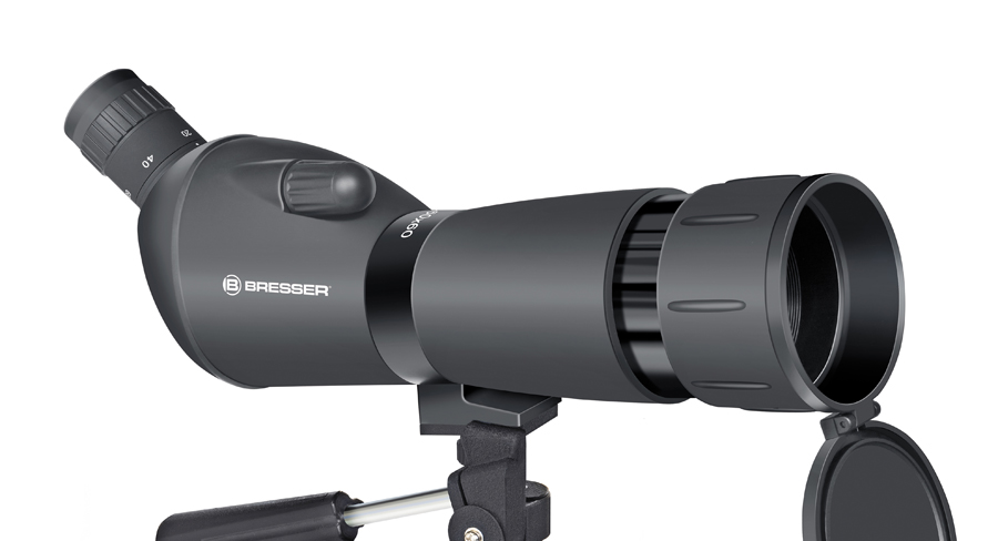 Side view of BRESSER Travel 20-60x60 Spotting Scope – Spotting Scope | Shop at Vorion Scientific India