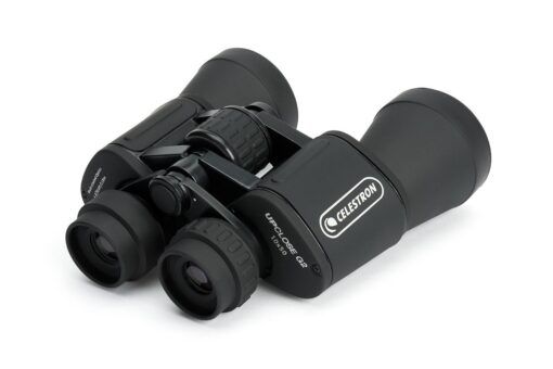 Side view of Celestron Binocular Upclose G2 10x50 PORRO – Binoculars > Binocular | Shop at Vorion Scientific India