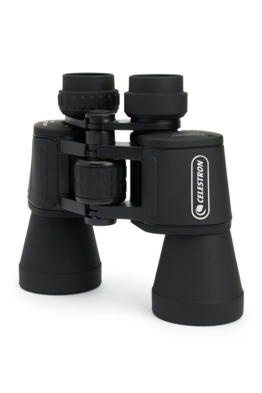 Side view of Celestron Binocular Upclose G2 10x50 PORRO – Binoculars > Binocular | Shop at Vorion Scientific India