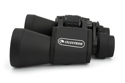 Side view of Celestron Binocular Upclose G2 10x50 PORRO – Binoculars > Binocular | Shop at Vorion Scientific India